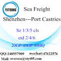 Shenzhen poort zeevracht verzending naar Port Castries